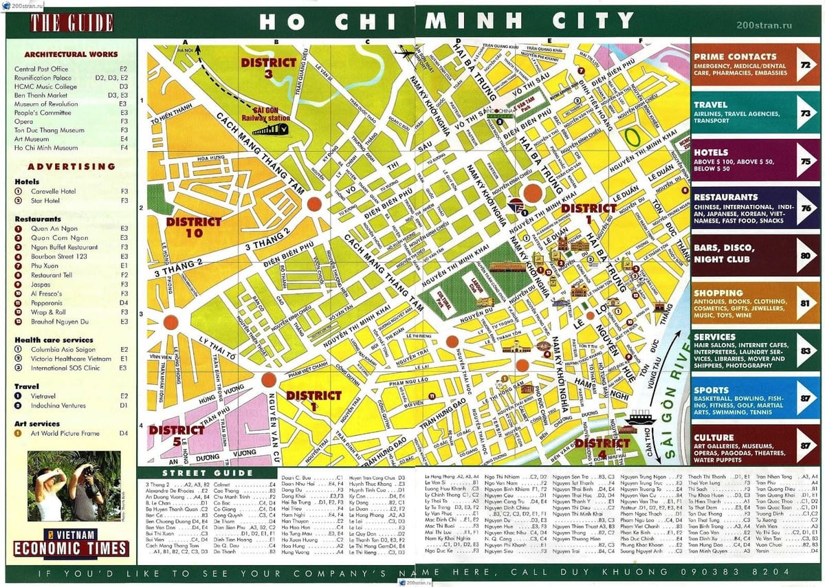 karta över ho chi minh, vietnam